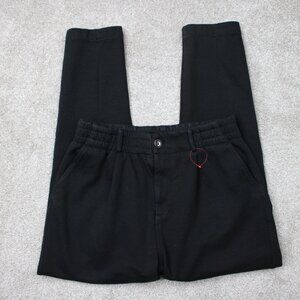 YoungLA Pants Mens 32L Black Urban Straight Leg Cotton/Nylon Fleece Joggers